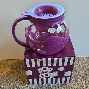 Microwave Popcorn Maker - Ecolution Micro-Pop Microwave Popcorn Popper Purple
